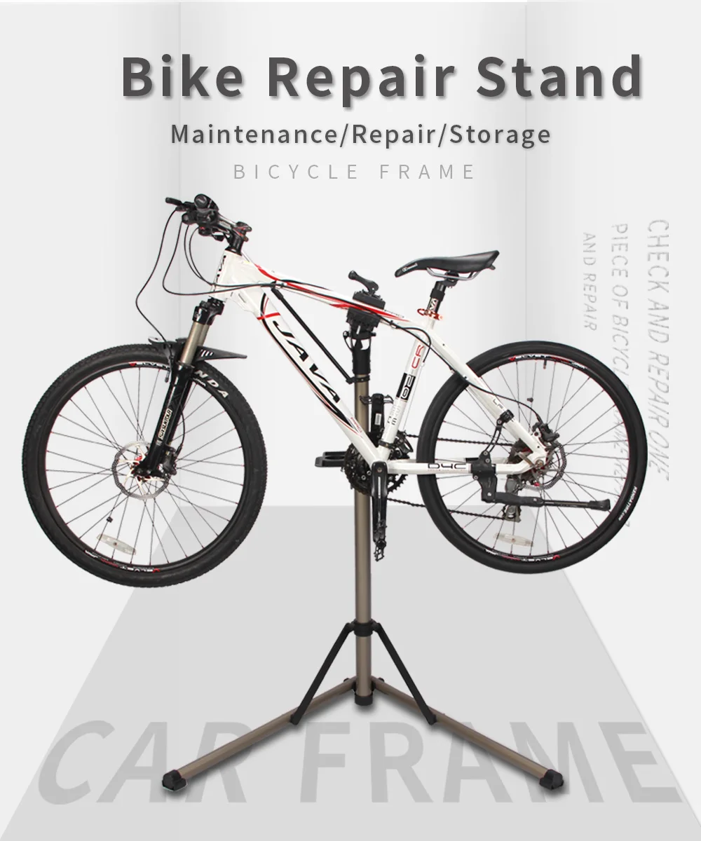 Aluminum Alloy Bike Stand Professional Bicycle Repair Adjustable Fold Bike Rack Holder Storage Bicycle Repair Stand