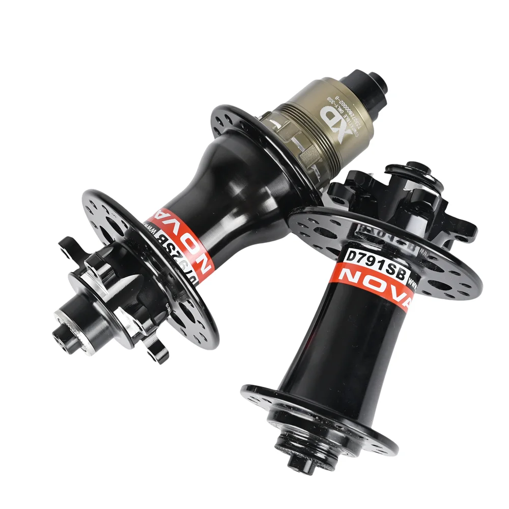 Novatec D791SB D792SB MTB Road Bicycle Hub 24/28/32 Holes Micro Spline MS XD 12 Speed Quick Release Thru Axle BOOST Bearing Hubs