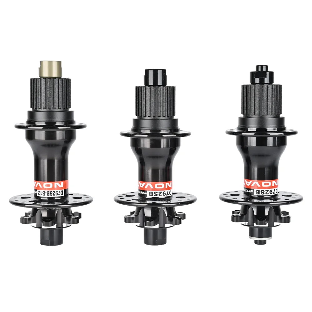 Novatec D791SB D792SB MTB Road Bicycle Hub 24/28/32 Holes Micro Spline MS XD 12 Speed Quick Release Thru Axle BOOST Bearing Hubs