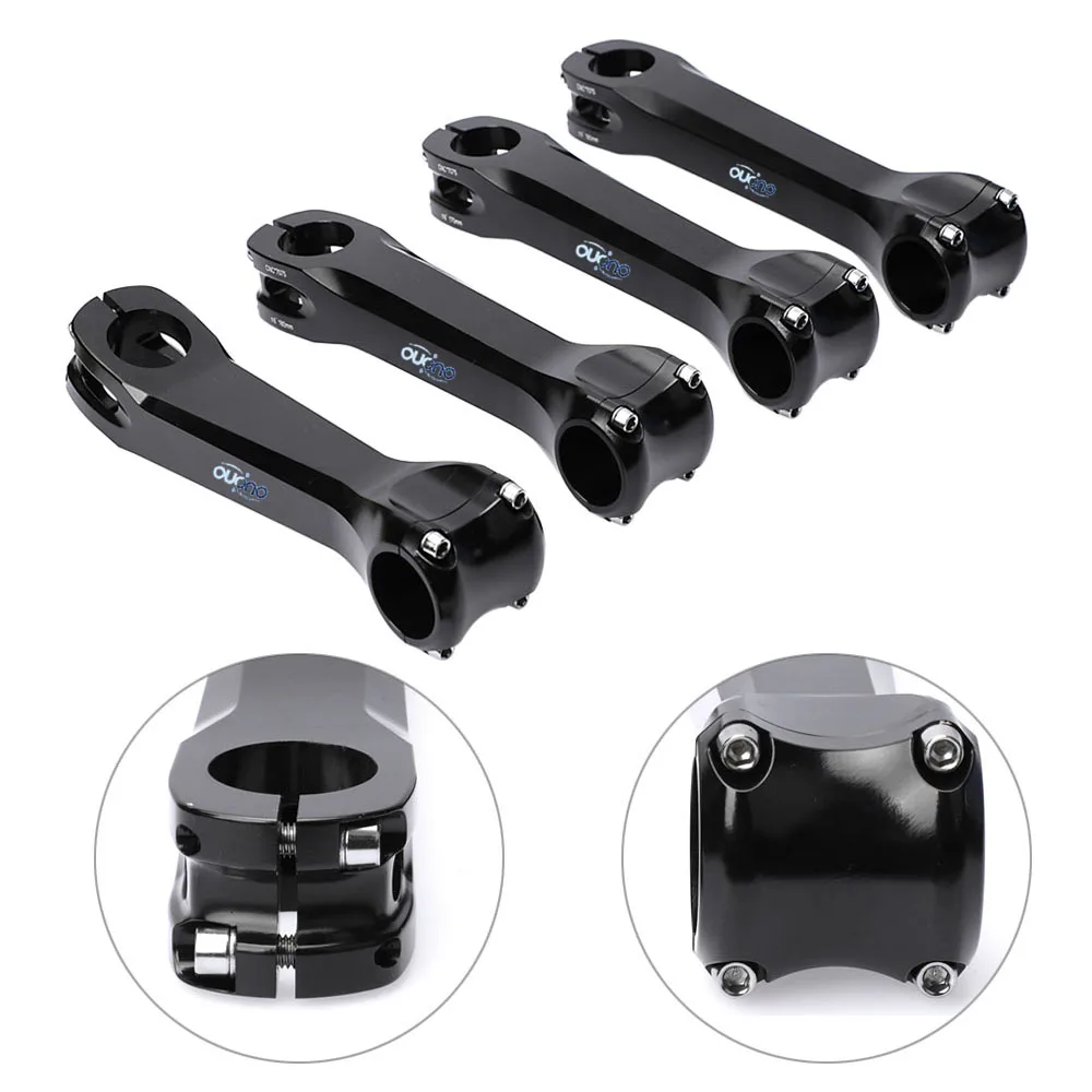 OUO Long Bike Stem 7075 Aluminum CNC Stem 17/ 6 Degree Mtb Handlebar Stem 160/170/180mm Takeaway 31.8mm Downstem Bike Table