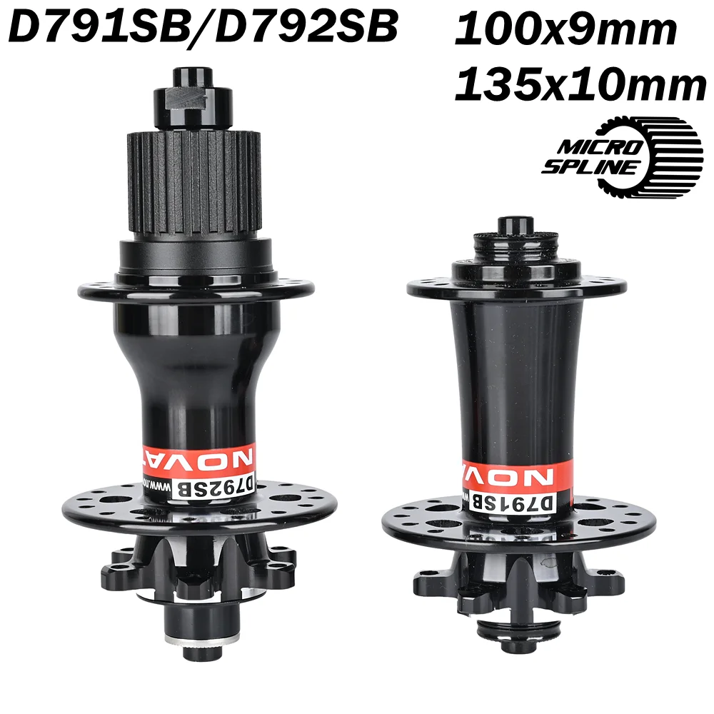 Novatec Bicycle Hubs D791SB D792SB 24 28 32 Hole Micro Spline MS XD For 12 Speed 26 27.5 29 Inch MTB Road Bike Rear Wheel Hubs