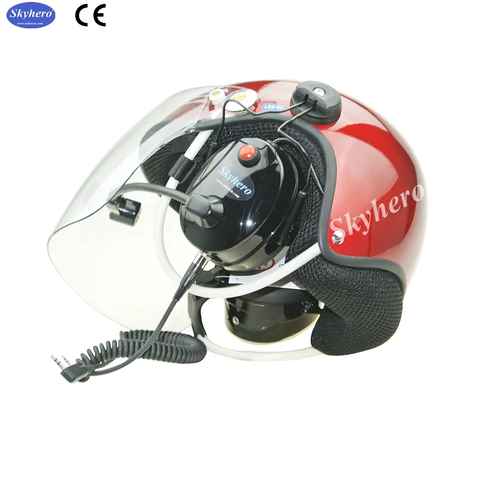 Paramotor-Noise Cancelling Powered Paragliding Helmet, PPG Helmets, Ultralight Aircraft Helmets, EN966 Certified
