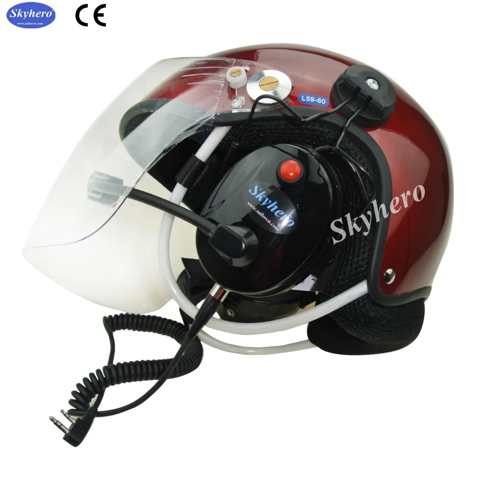 Paramotor-Noise Cancelling Powered Paragliding Helmet, PPG Helmets, Ultralight Aircraft Helmets, EN966 Certified