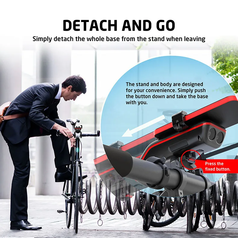 UPPEL 10 in 1 Bike Light 5000mAh Rechargeable Front Lamp Bicycle Phone Holder with Bluetooth Speaker Cycling Bell Accessories