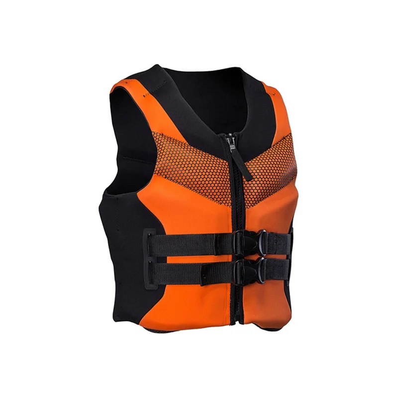 Top Quality Neoprene Fishing Life Jackets Adult Impact Life Vest Buoyancy PFD Fishing Swimming Vest Safety CE Approved