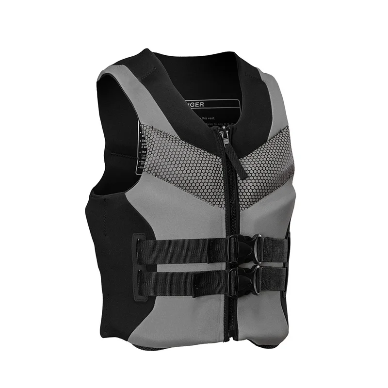 Top Quality Neoprene Fishing Life Jackets Adult Impact Life Vest Buoyancy PFD Fishing Swimming Vest Safety CE Approved