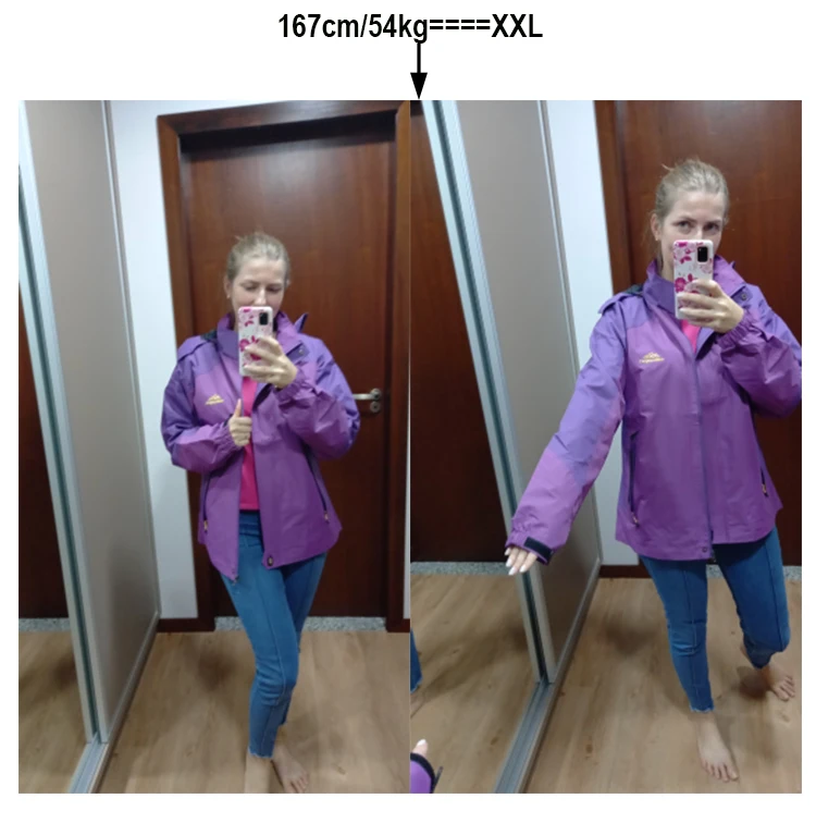 Outdoor Trekking Hiking Jacket and Pants Women Autumn Thermal Waterproof Windproof Hooded Jackets Trip Mountain Camping Sets