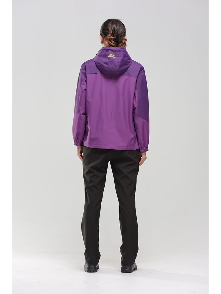 Outdoor Trekking Hiking Jacket and Pants Women Autumn Thermal Waterproof Windproof Hooded Jackets Trip Mountain Camping Sets