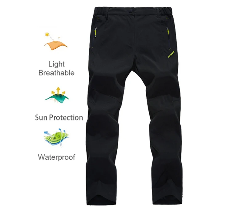 Outdoor Trekking Hiking Jacket and Pants Women Autumn Thermal Waterproof Windproof Hooded Jackets Trip Mountain Camping Sets