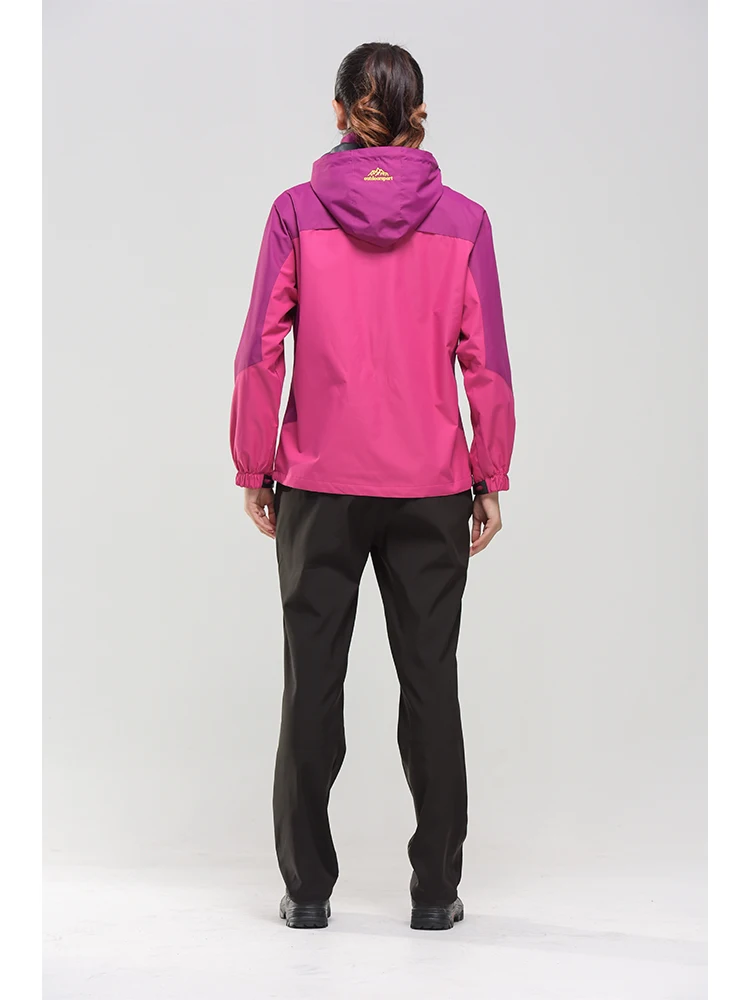 Outdoor Trekking Hiking Jacket and Pants Women Autumn Thermal Waterproof Windproof Hooded Jackets Trip Mountain Camping Sets