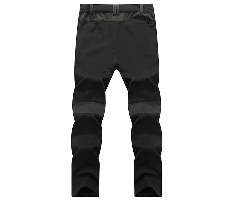 Men Trekking Pants Hiking Snow Autumn Winter Outdoor Soft Shell Thick Cloth Windproof Colorful Warm Camping Trousers