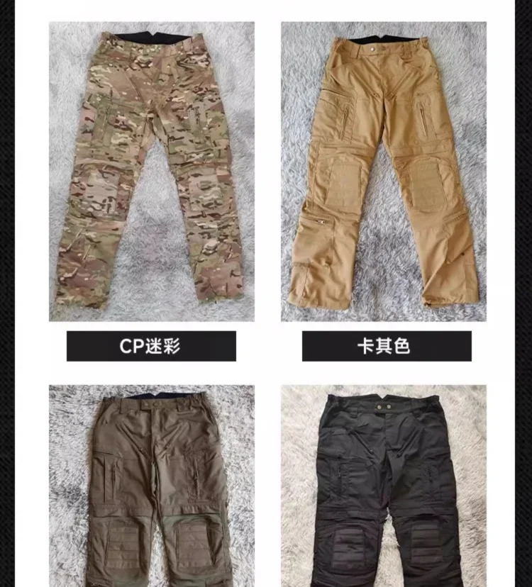 Multi-pocket Tactical Cargo Pants Men Outdoor Sports Multicam Camo Combat Training Uniform Work Trousers Hiking Hunting Pants