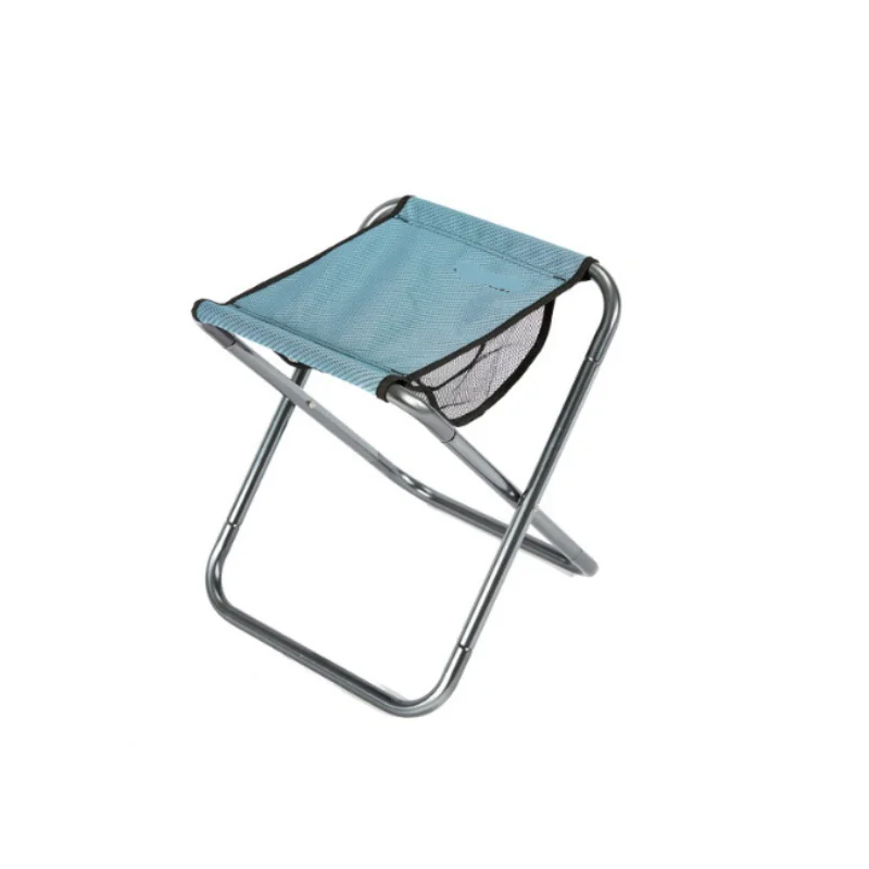 16 Inch Tall Portable Folding Aluminum Alloy Lightweight Stool Seat with Carry Bag for Fishing Outdoor Camping Hiking and BBQ
