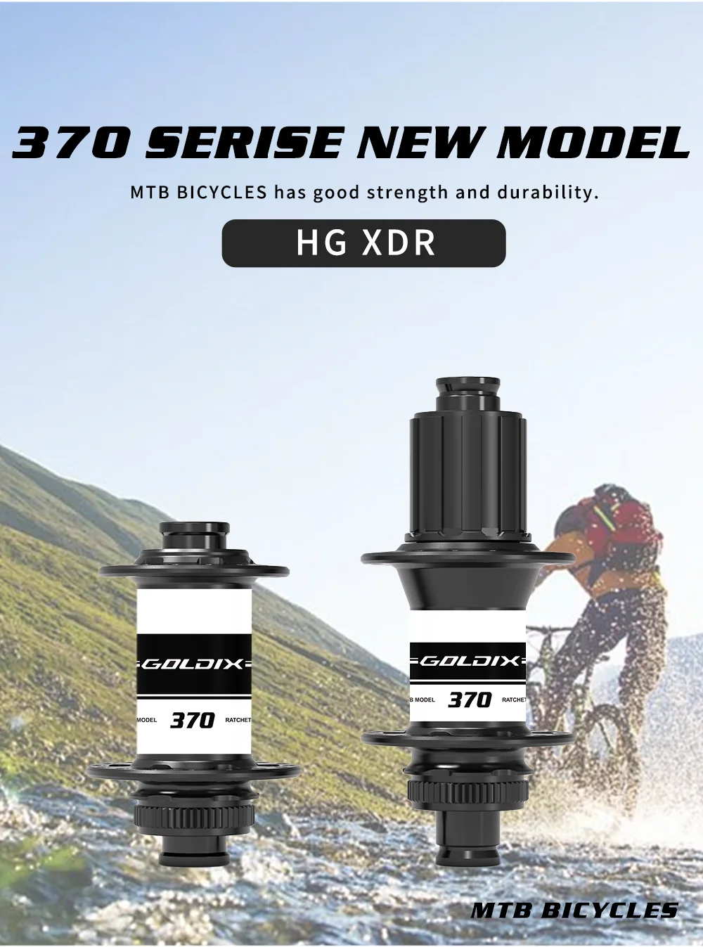GOLDIX R370 ROAD Bicycle Hub Sealed Bearing Central Lock Disc Brake J-Bend 28/32 Holes Ratchet 36T for Shimano HG 11S SRAM XDR