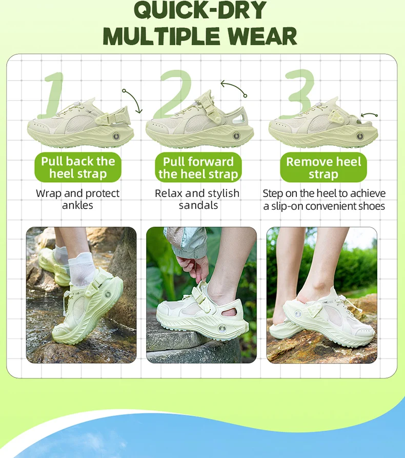 ONEMIX Unisex Summer Breathable Quick Dry Water Shoes Non Slip Outdoor River Trekking Lightweight Walking Sneakers