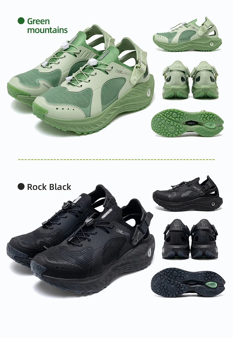 ONEMIX Unisex Summer Breathable Quick Dry Water Shoes Non Slip Outdoor River Trekking Lightweight Walking Sneakers