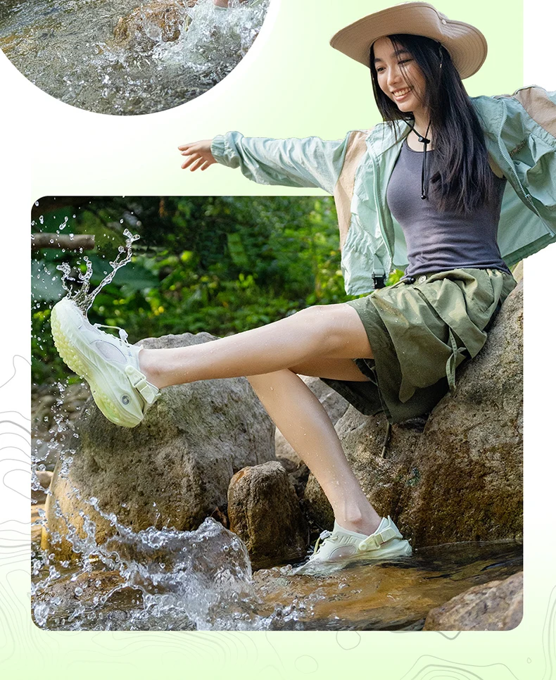 ONEMIX Unisex Summer Breathable Quick Dry Water Shoes Non Slip Outdoor River Trekking Lightweight Walking Sneakers