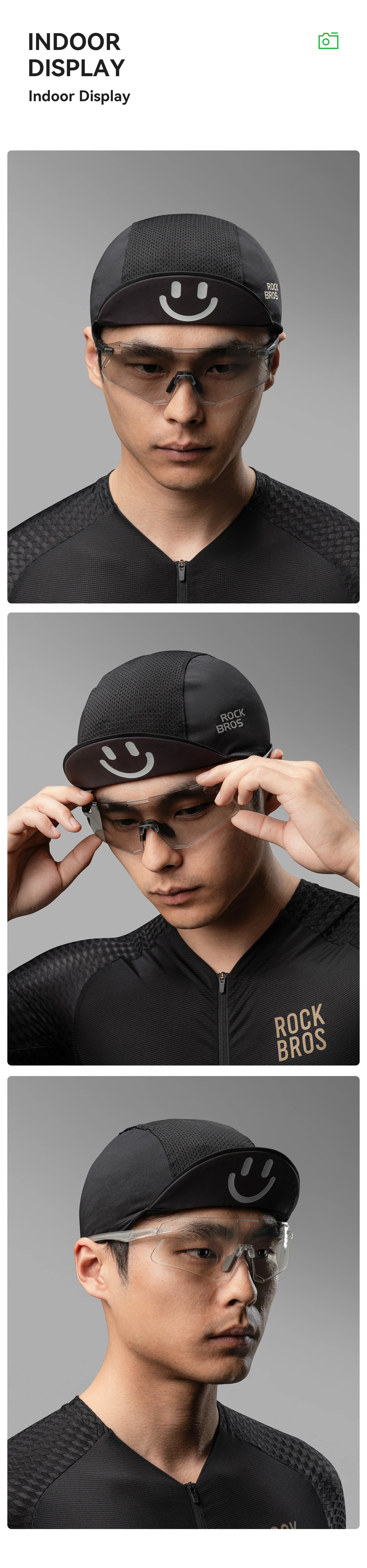 ROCKBROS Photochromic Glasses MTB Road Bike Cycling Sunglasses UV400 Protection Outdoor Riding Sports Bicycle Goggles Eyewear