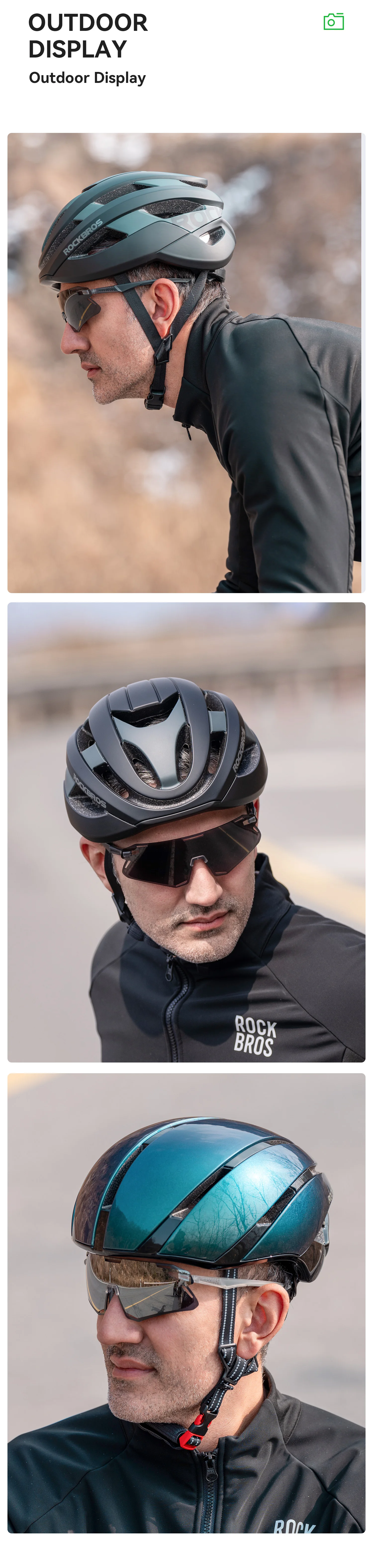 ROCKBROS Photochromic Glasses MTB Road Bike Cycling Sunglasses UV400 Protection Outdoor Riding Sports Bicycle Goggles Eyewear