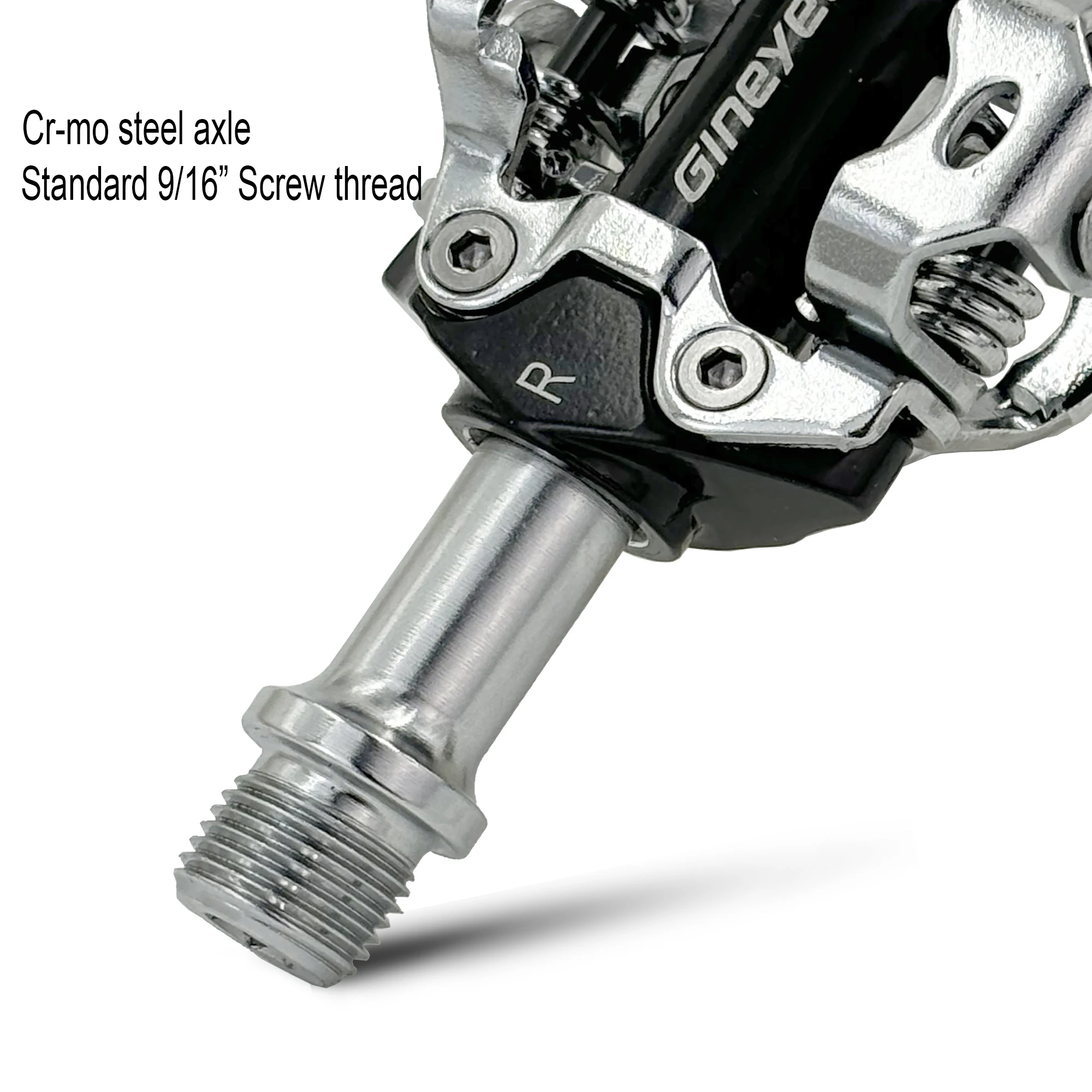 GINEYEA Bicycle Clipless Pedals, MTB Bike Road Bike Seal Bearing Pedals Compatible with SPD