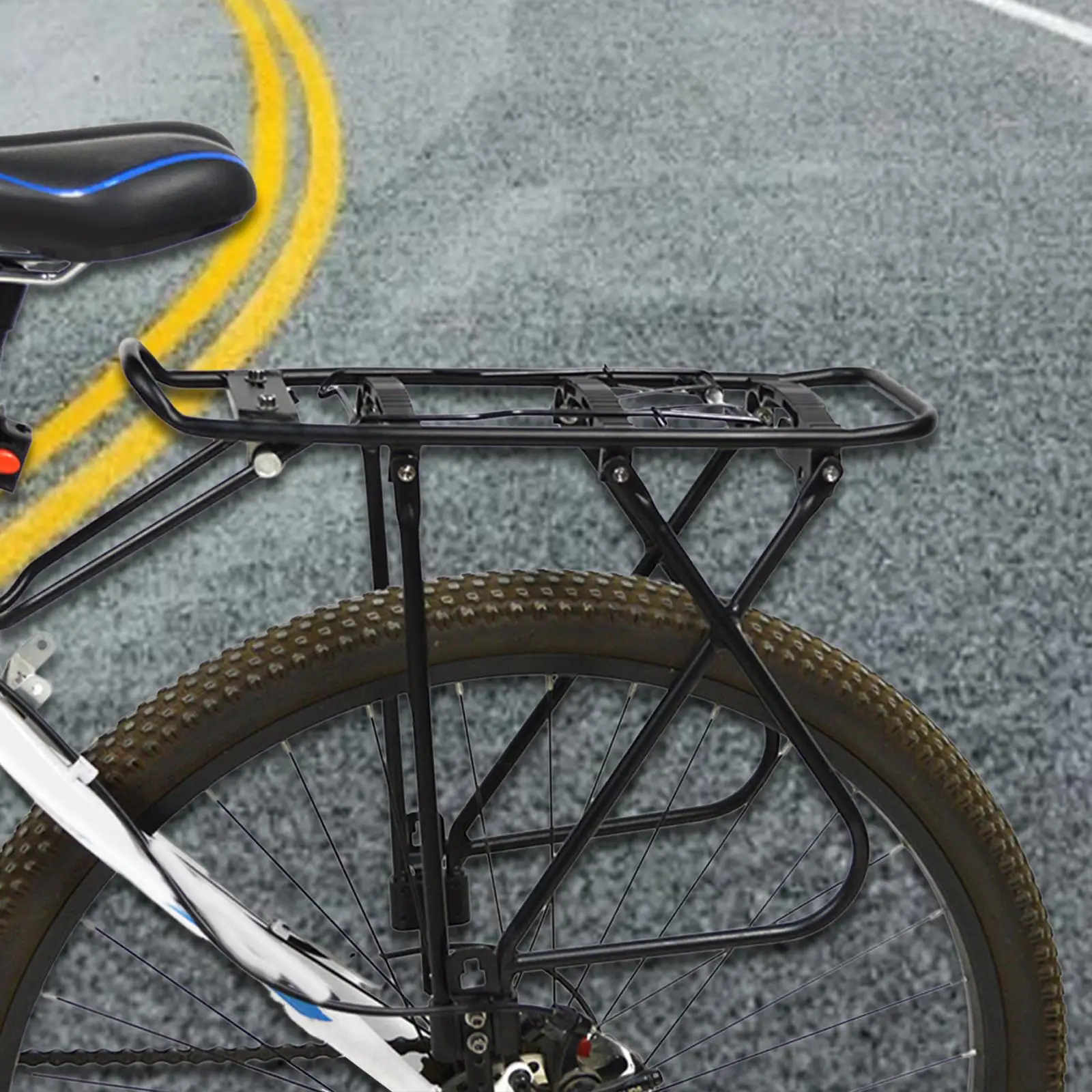 Rear Bike Rack Mountain Bike Sturdy Panniers Bicycle Rear Luggage Cargo Rack