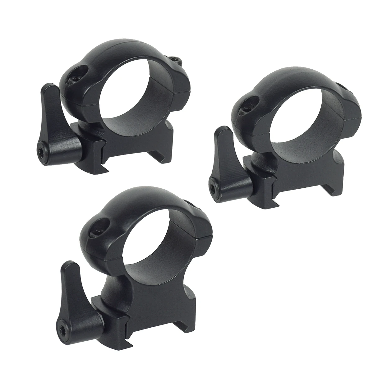 2Pcs QD 1 inch 25.4mm 30mm Tactical Hunting Sight Steel Scope Mount Rings 20mm Picatinny MK Rail R-ifle Scope Accessory