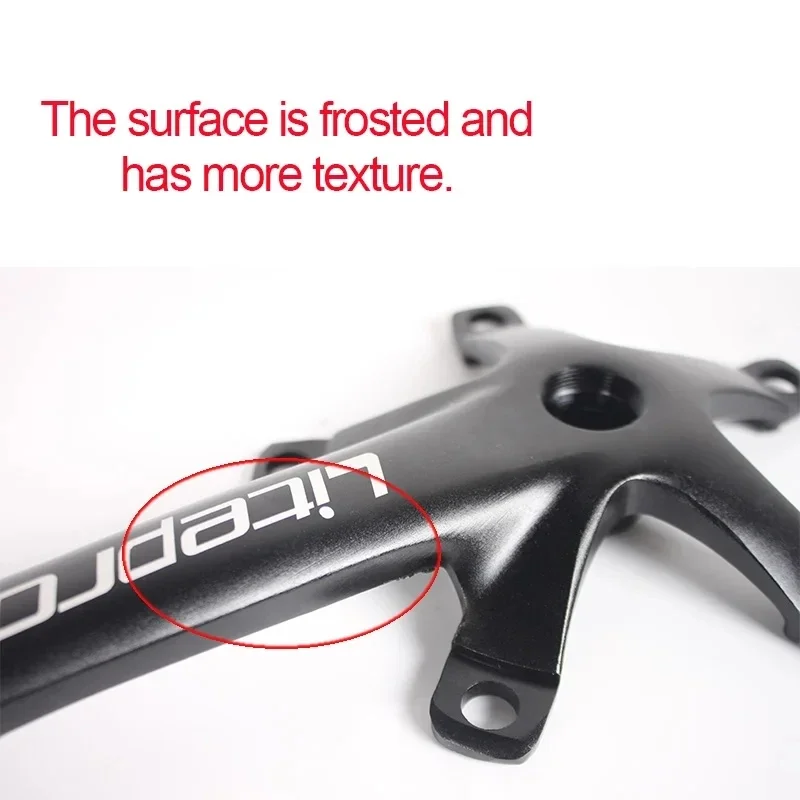 Litepro 130BCD Bicycle Crankset Aluminum Alloy Folding Bike Crankset 45T 47T 53T 56T 58T 130 BCD Road Bike Crank Set