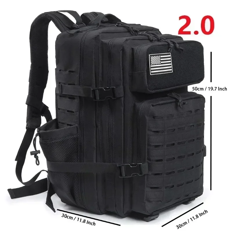 45L Tactical Backpack for Men and Women Outdoor Camping equipment Back Pack Hiking Survival Rucksack Travel Backpacks School Bag