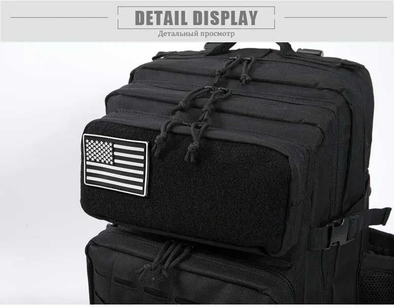 45L Tactical Backpack for Men and Women Outdoor Camping equipment Back Pack Hiking Survival Rucksack Travel Backpacks School Bag