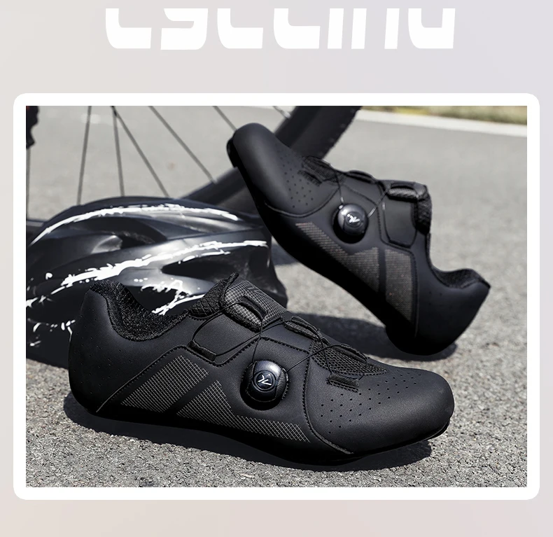 2025 Cycling Shoes Road Bike Men Women Large Size To 48# Racing SPD Cleat Professional Self-Locking MTB Bicycle Sneakers Unisex
