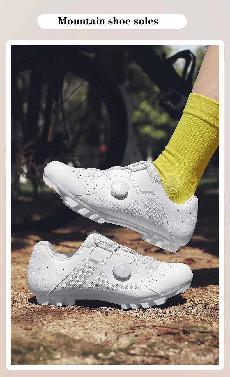 2025 Cycling Shoes Road Bike Men Women Large Size To 48# Racing SPD Cleat Professional Self-Locking MTB Bicycle Sneakers Unisex