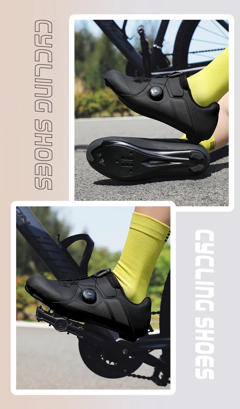 2025 Cycling Shoes Road Bike Men Women Large Size To 48# Racing SPD Cleat Professional Self-Locking MTB Bicycle Sneakers Unisex