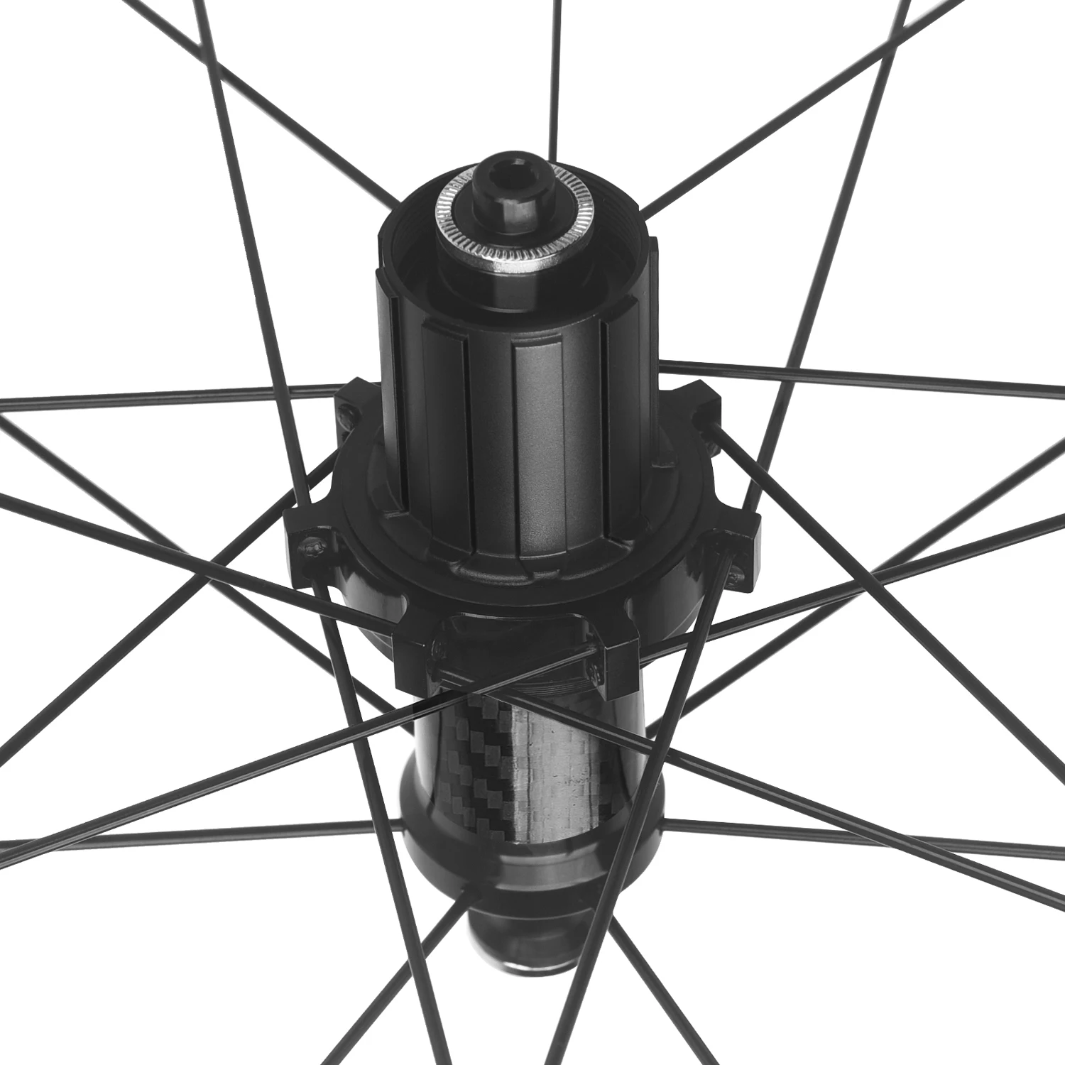 NO LOGO 700C ultra-light carbon fiber tube HUB 120 ring road bike wheel V brake double aluminum alloy depth 30/40/50mm wheelset