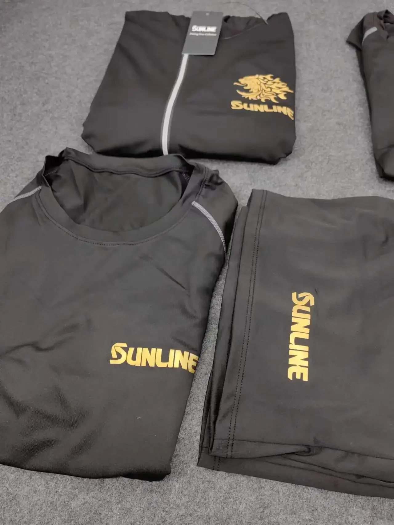 Sun Protection Competition Suit for Men, Fishing Clothing Set , High Resilience, Summer Fishing Shirt , New, 5 Pcs Set