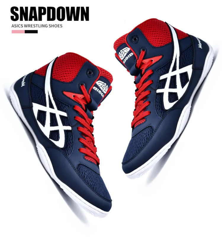2023 Professional Boxing Shoe Competition Training Men's Wrestling Shoes Fighting Fighting Sanda Weightlifting Squat Shoes