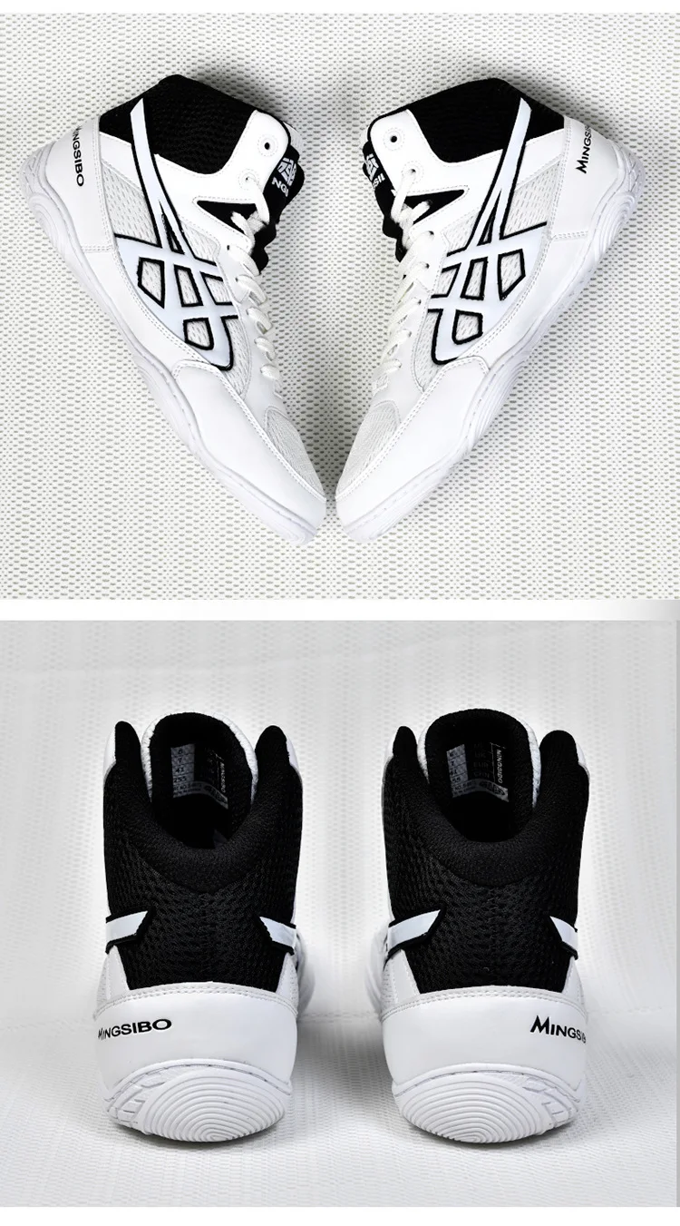 2023 Professional Boxing Shoe Competition Training Men's Wrestling Shoes Fighting Fighting Sanda Weightlifting Squat Shoes