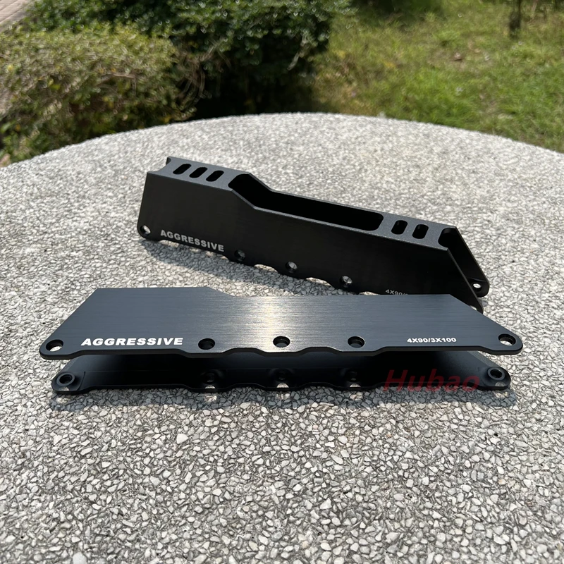Roller Skate Rack 3*90/100/110/125mm 4*90/100/110mm 5*76mm Speed Skating Skates 3/4/5 Wheels Aluminum Skate Base Frame Bracket