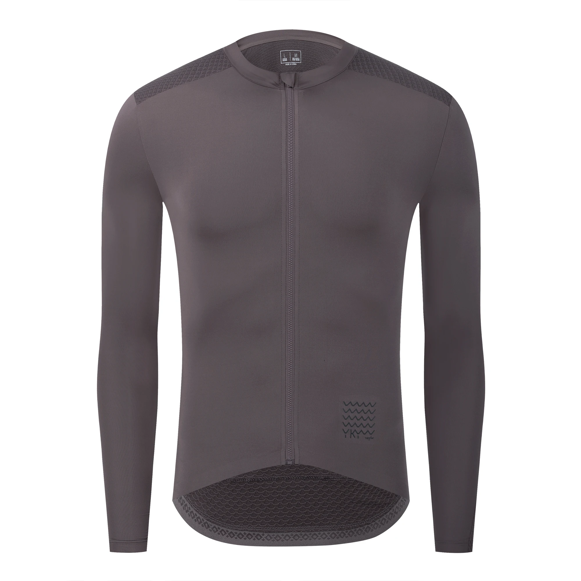 YKYWBIKE Men's Cycling Jersey Long Sleeve Lightweight Pro Team Anti-sweat Breathable Road Bike Jersey Bicycle Shirt