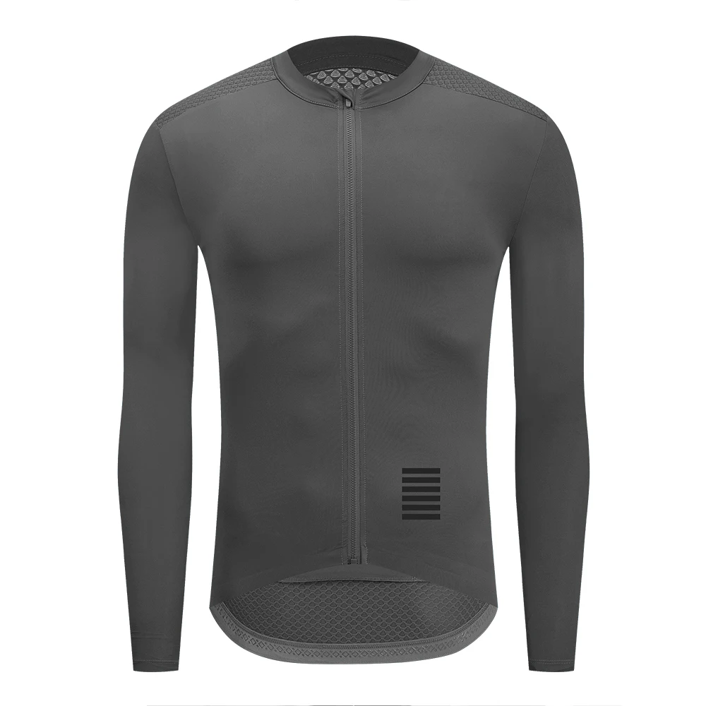 YKYWBIKE Men's Cycling Jersey Long Sleeve Lightweight Pro Team Anti-sweat Breathable Road Bike Jersey Bicycle Shirt