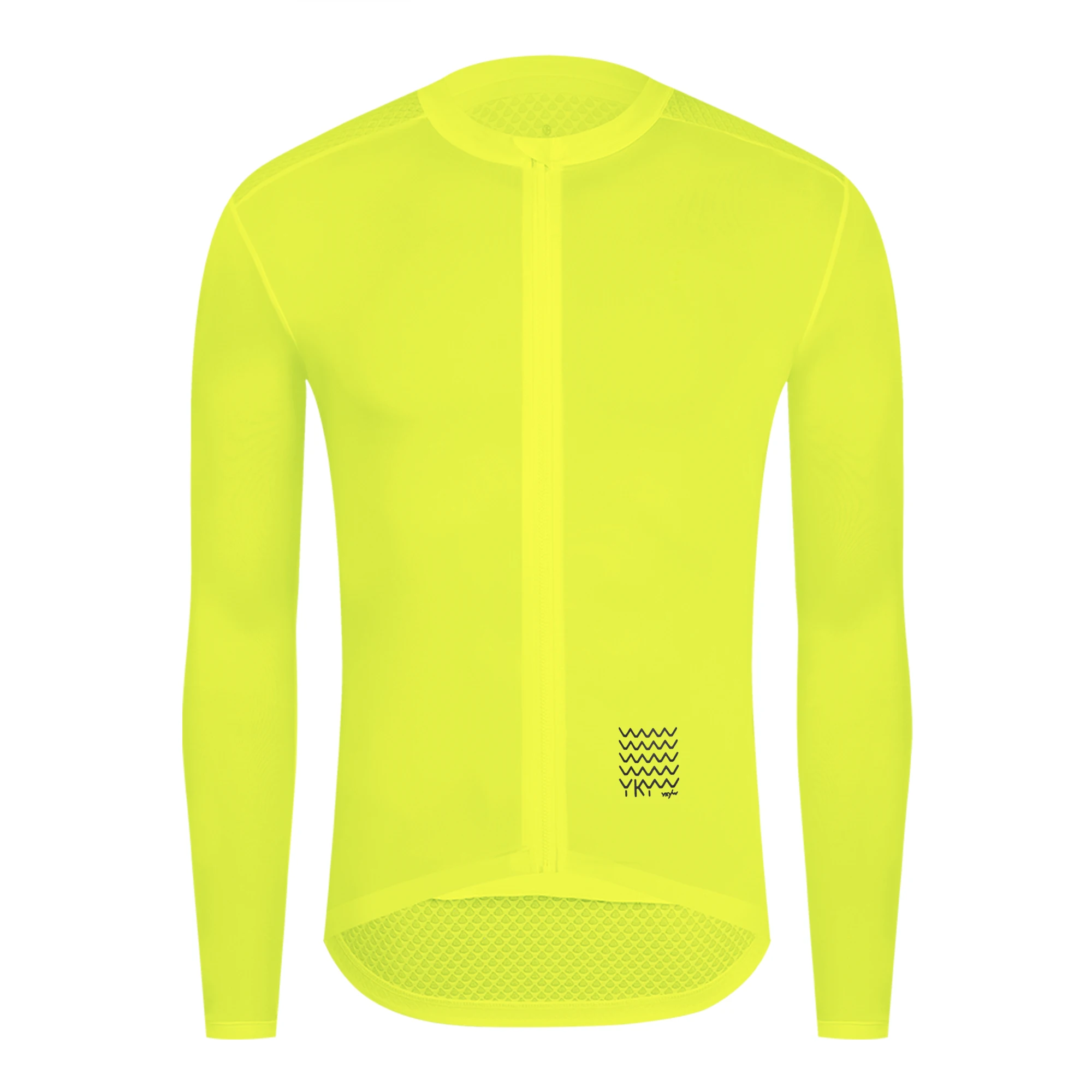 YKYWBIKE Men's Cycling Jersey Long Sleeve Lightweight Pro Team Anti-sweat Breathable Road Bike Jersey Bicycle Shirt