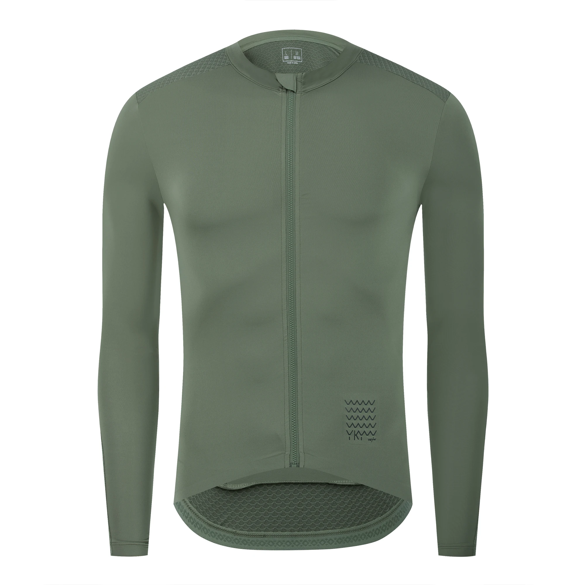 YKYWBIKE Men's Cycling Jersey Long Sleeve Lightweight Pro Team Anti-sweat Breathable Road Bike Jersey Bicycle Shirt