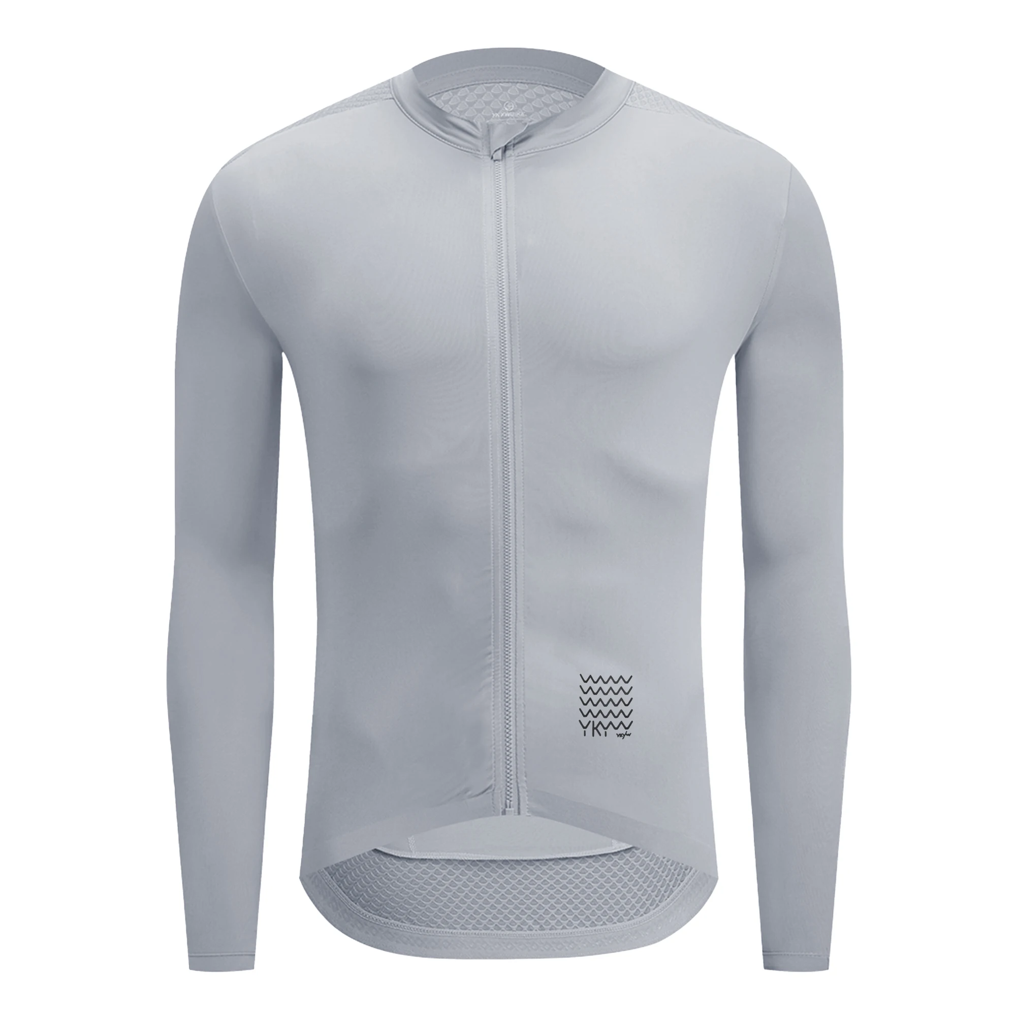 YKYWBIKE Men's Cycling Jersey Long Sleeve Lightweight Pro Team Anti-sweat Breathable Road Bike Jersey Bicycle Shirt
