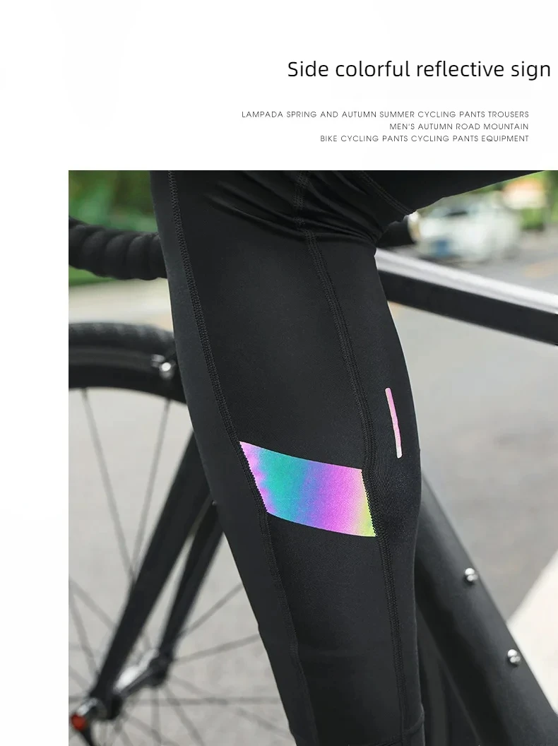 LAMEDA Men's Pants Thin Cycling Pants Breathable Cycling Trousers Bib Pants With 4h Pant Pad Cycling Gears