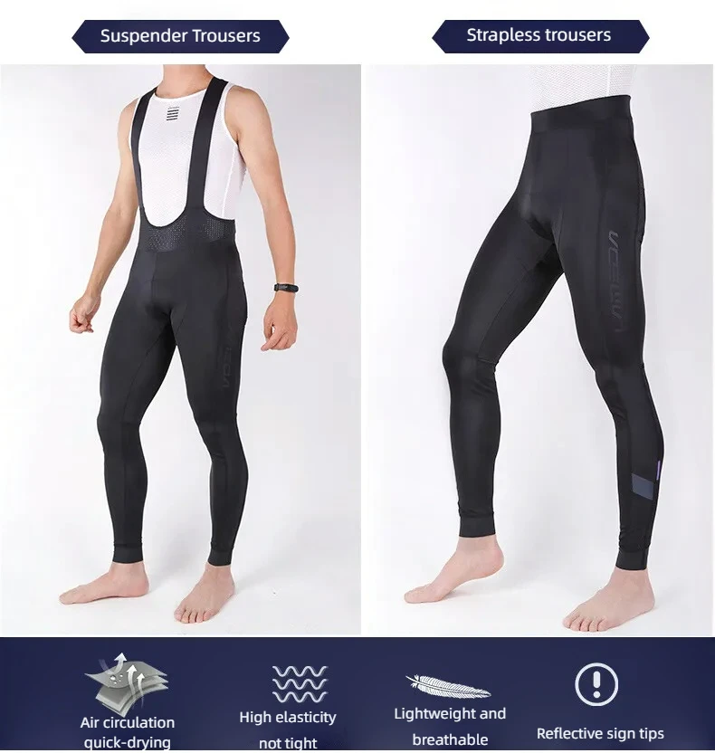 LAMEDA Men's Pants Thin Cycling Pants Breathable Cycling Trousers Bib Pants With 4h Pant Pad Cycling Gears
