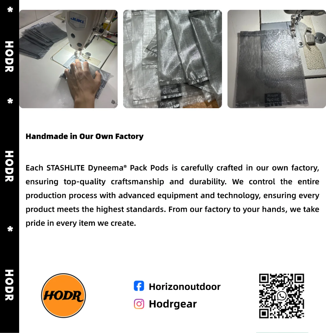 [HODR] STASHLITE Packing Pods Ultralight Dyneema™ 1.6 Oz Waterproof Stuff Sack Cuben Fiber DCF Organizer Pouch for Backpacking