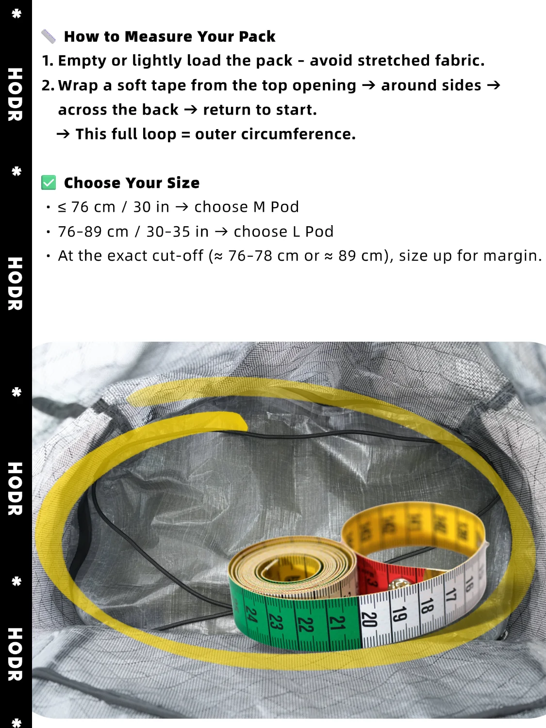 [HODR] STASHLITE Packing Pods Ultralight Dyneema™ 1.6 Oz Waterproof Stuff Sack Cuben Fiber DCF Organizer Pouch for Backpacking