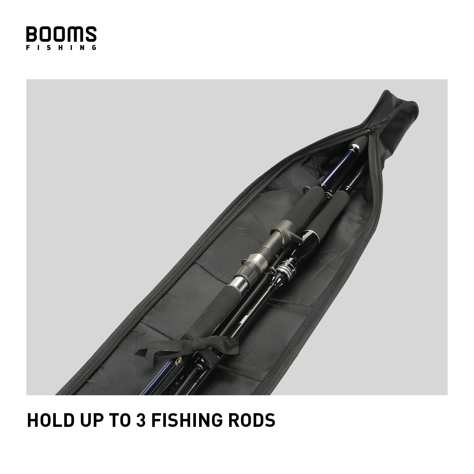 Booms Fishing PB3 Fishing Rod Bag Pole Storage Case 130 cm to 215 cm Folding Apply Fishing Tools Reel Rods Bags Cases