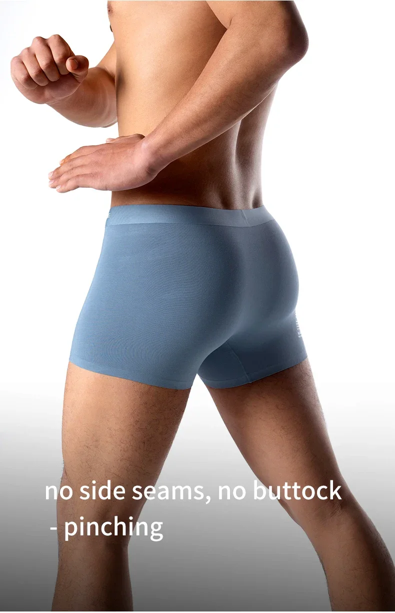 AONIJIE 3 Packs Men's Sports Briefs, Antibacterial Anti-friction Boxer Briefs, Marathon Fitness Running Underwear Underpants