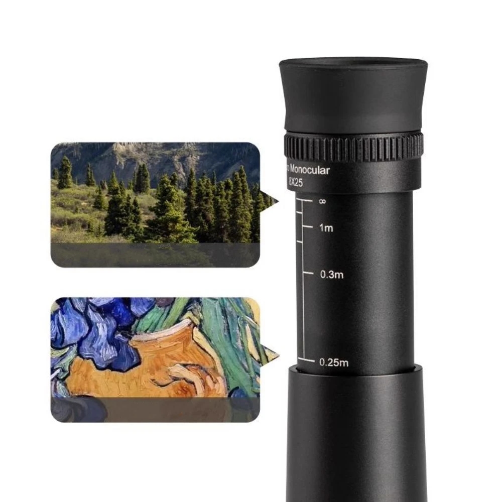 Celestron Super Close Focus 8x25mm Monocular Aluminum Alloy FMC Lens for Outdoor S87114