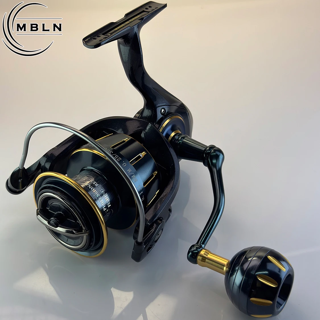 MBLN 1pc Spinning Fishing Reel, 5.1:1 Gear Ratio, 5+1 Bearings, Aluminum Spool, Gap-Free, Metal Handle, Strong Stainless Shaft